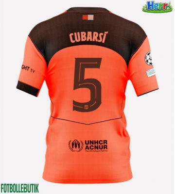 Barcelona Pau Cubarsi #5 Tredje Tröja 2025-26 Kortärmad